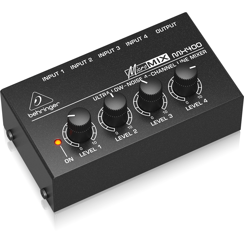 Behringer MX400 Micro Mix 4-Channel Line Mixer