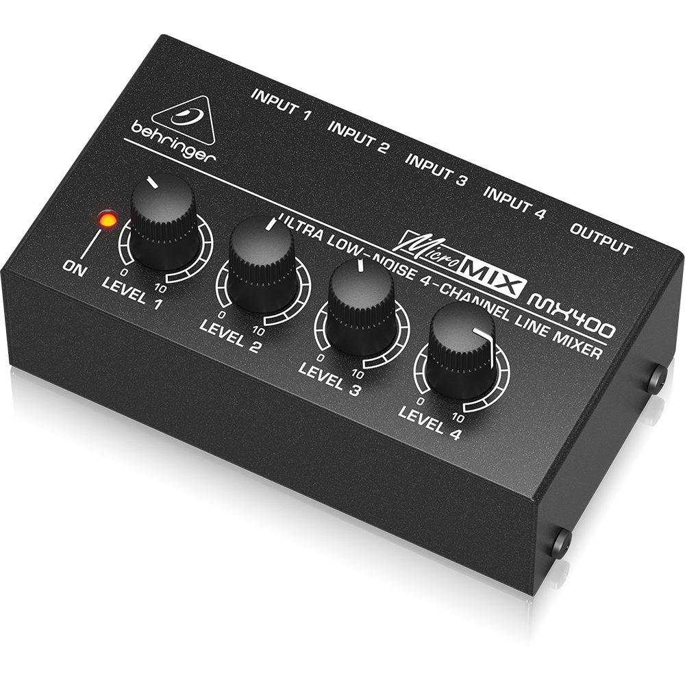 Behringer MX400 Micro Mix 4-Channel Line Mixer