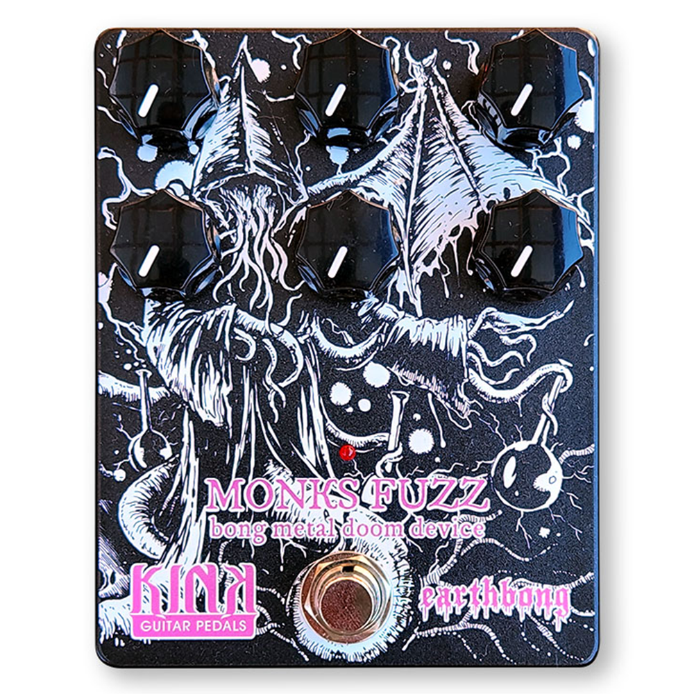 guitar pedal x Kink Guitar Pedals x Earthbong Monks Fuzz Pedal