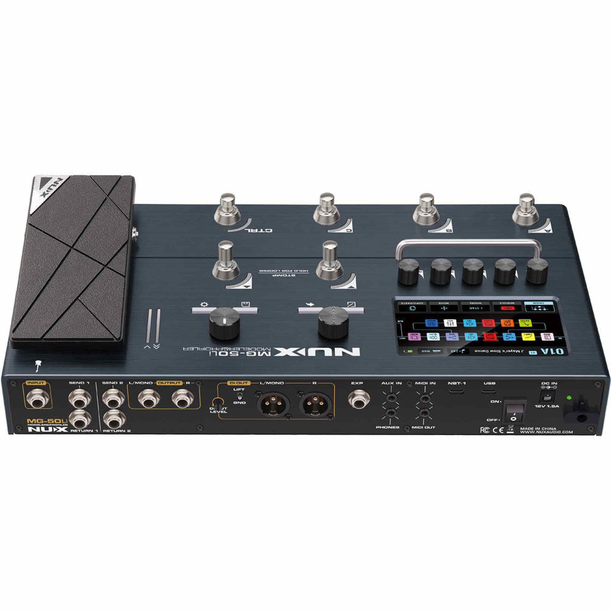 NUX MG-50Li Modeler & Profiler Multi-Effects Pedal