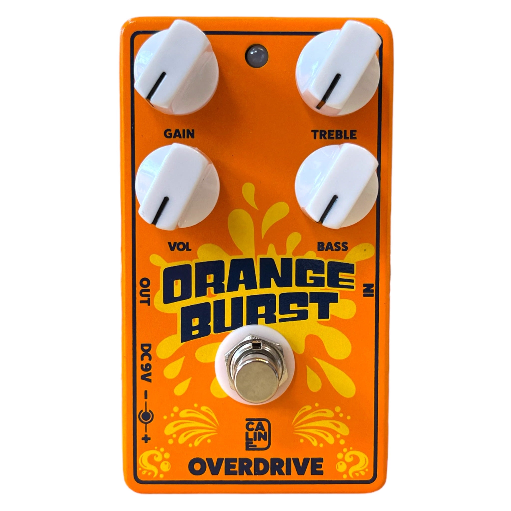 Caline CP-518 Orange Burst Overdrive Guitar Pedal