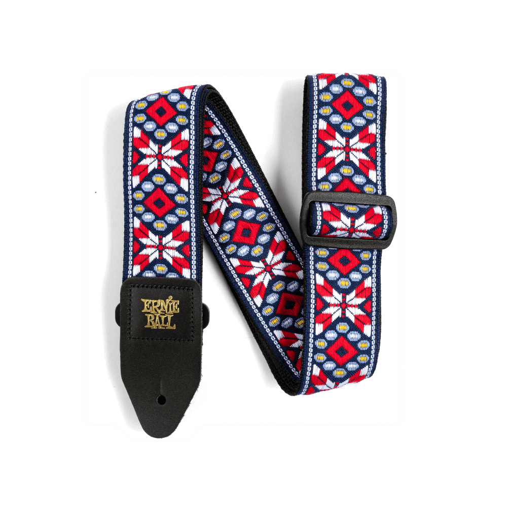 Ernie Ball Jacquard Guitar Strap (Taos Fire Red)