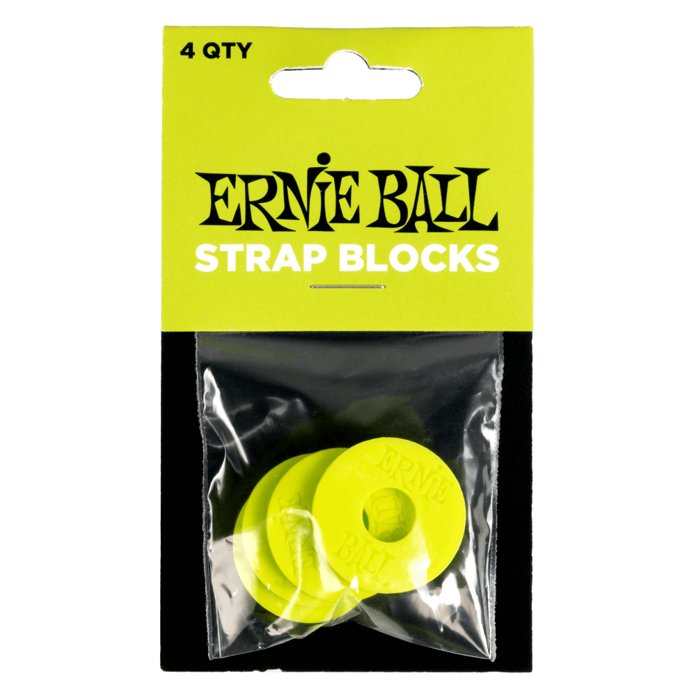 Ernie Ball 4-Pack Strap Blocks (Green)