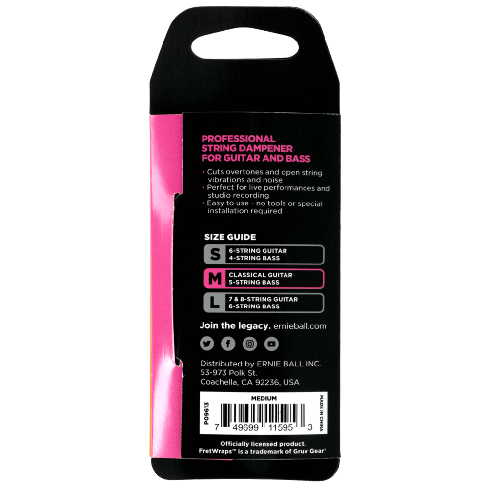 Ernie Ball by Gruv Gear Fretwrapaps - Medium