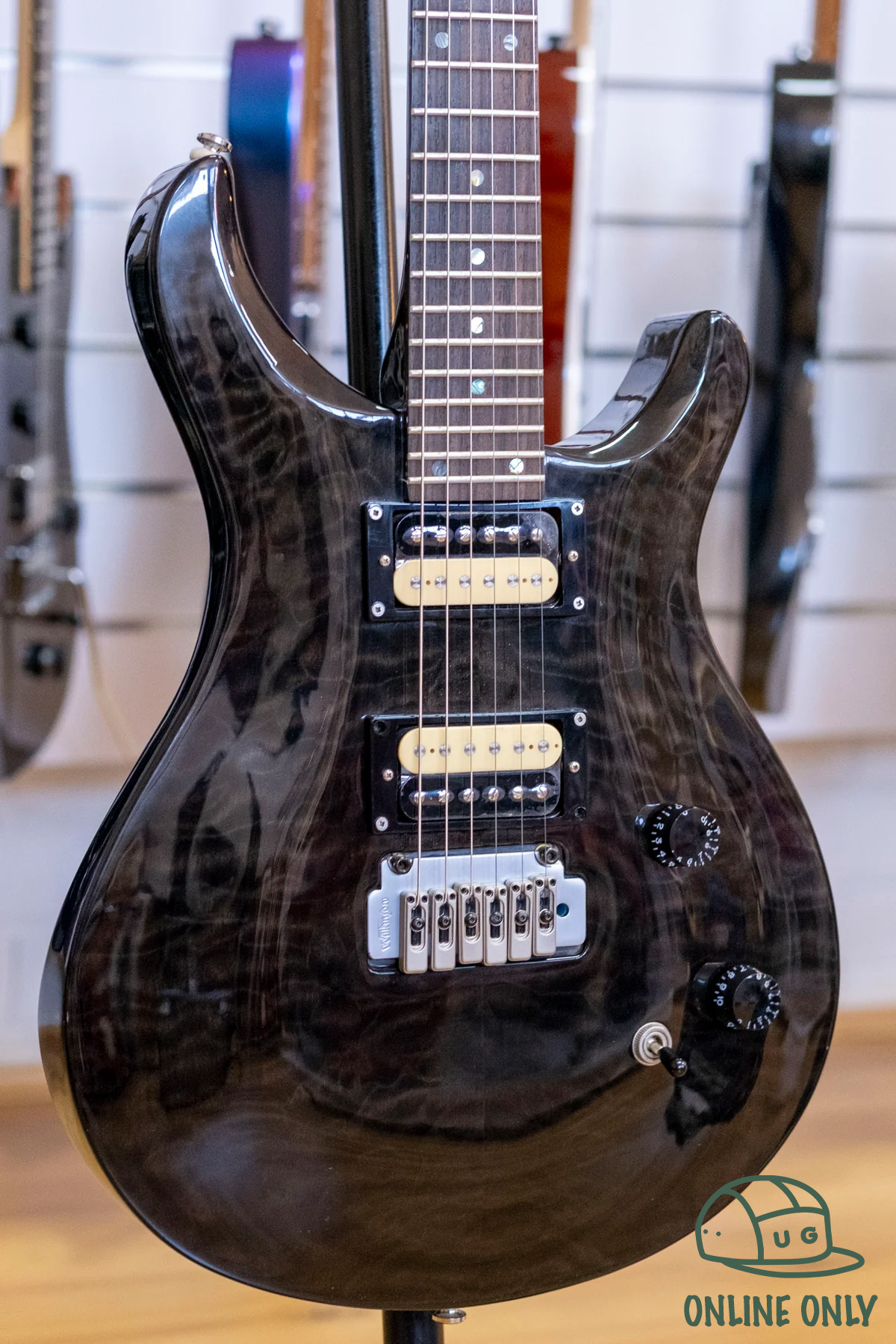 Tokai PR-50QT Electric Guitar (Transparent Black) (Pre-Owned, 2013 MIC)