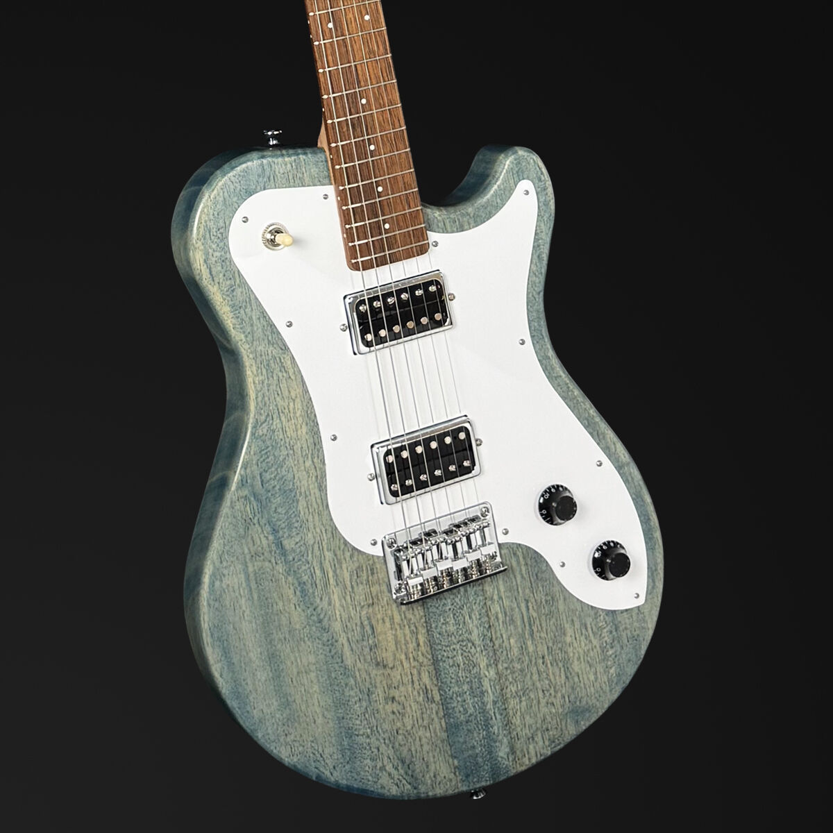 Pratley DVR Single Cutaway Electric Guitar (Denim Blue)