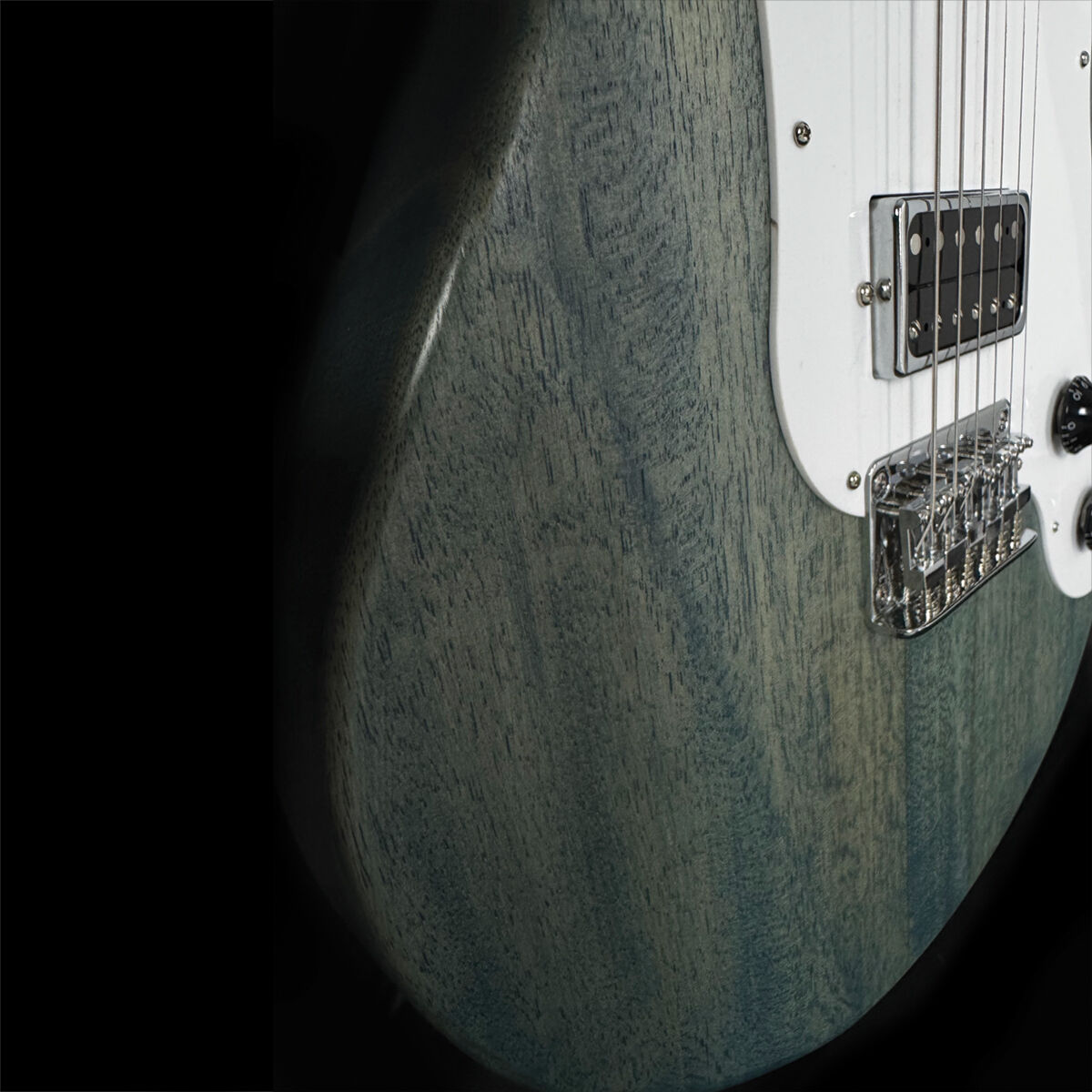 Pratley DVR Single Cutaway Electric Guitar (Denim Blue)
