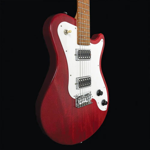 Pratley DVR Single Cutaway Electric Guitar (Natural Red)
