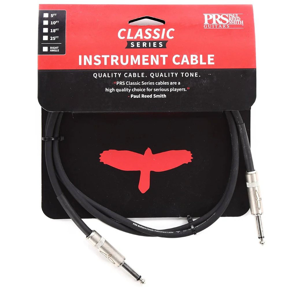PRS Classic Series 10ft Instrument Cable (Straight to Straight)