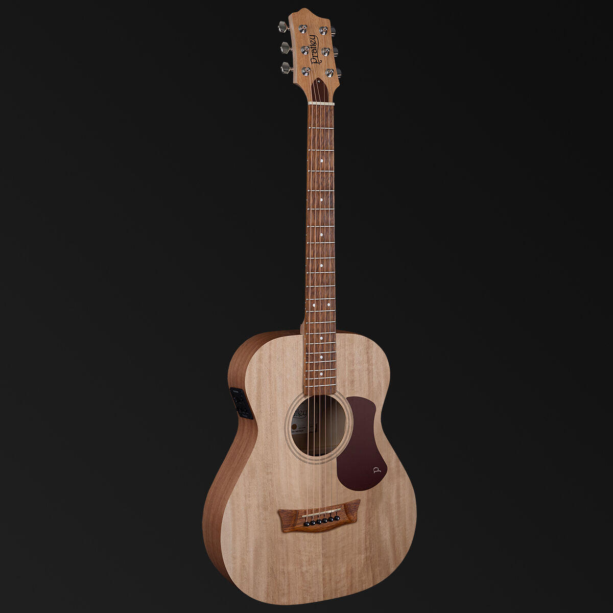 Pratley SL Mini Acoustic Electric Guitar with Case (Solid Queensland Blue Fig)