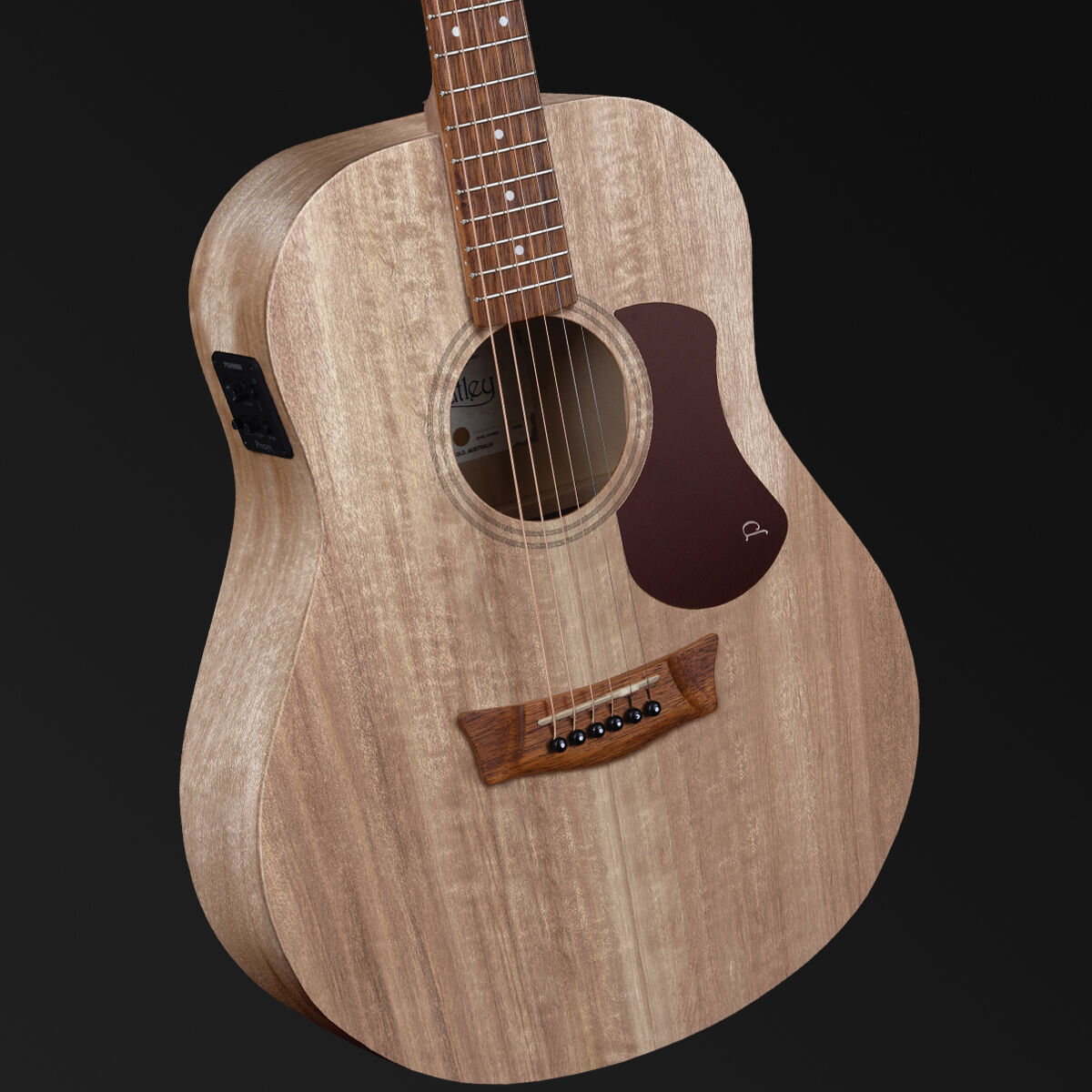 Pratley SL Stage Acoustic Electric Guitar with Case (Solid Queensland Blue Fig)