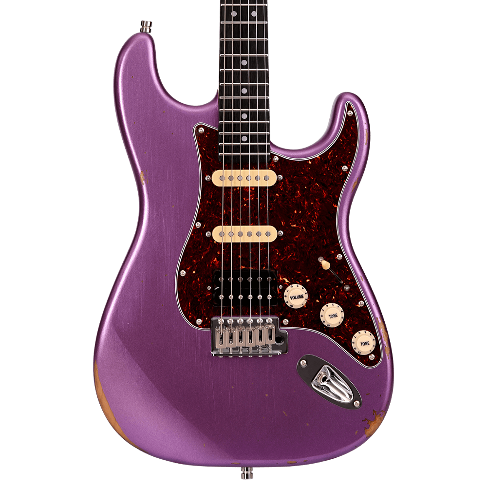 Patina PS-6 Relic Electric Guitar (Purple)