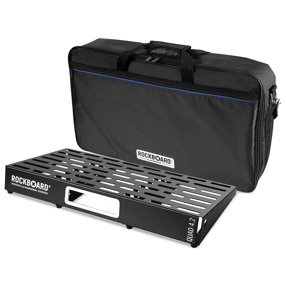 Rockboard by Warwick Quad 4.2 Pedalboard with Gig Bag