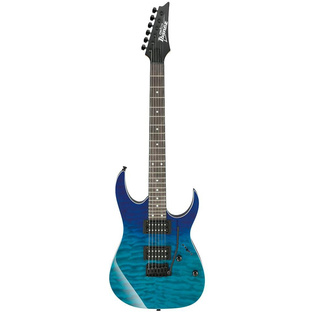 Ibanez GRG120QASP-BKD Gio Series Electric Guitar (Blue Gradation)