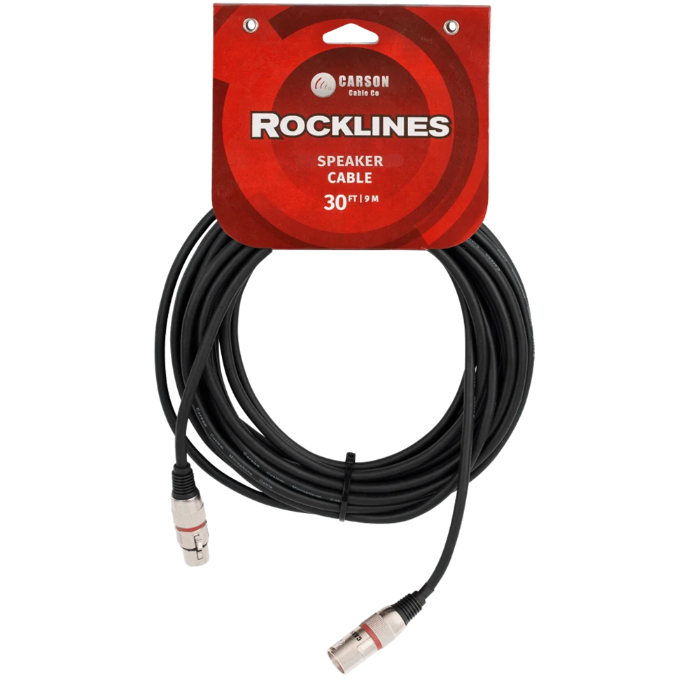 Carson 30ft Speaker Cable (XLR to XLR)