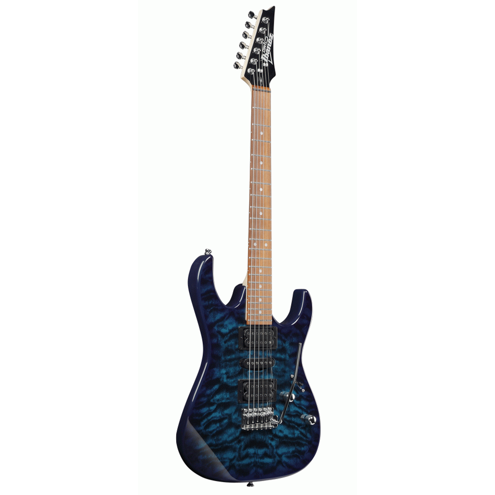 Ibanez Gio RX70QA Electric Guitar (Transparent Blue Burst)
