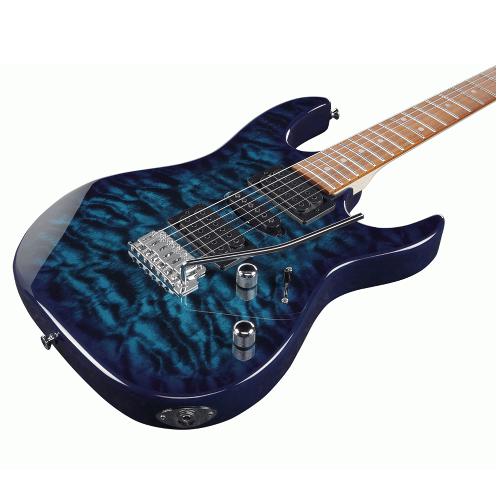 Ibanez Gio RX70QA Electric Guitar (Transparent Blue Burst)