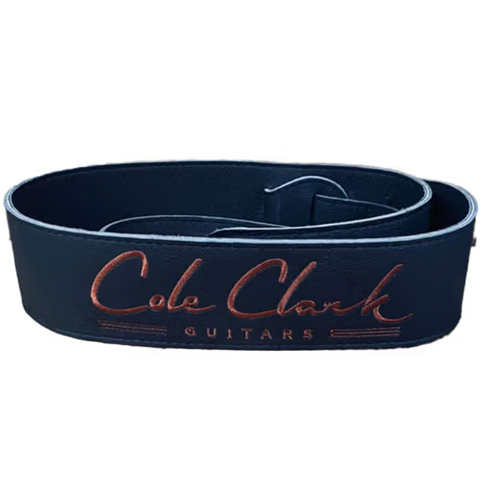 Cole Clark Deluxe Leather Guitar Strap (Black)