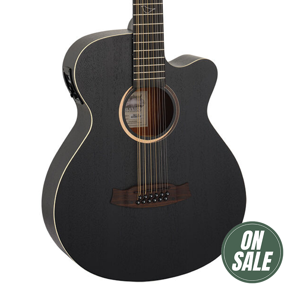 Tanglewood Blackbird Superfolk 12-String Acoustic Electric Guitar (Mahogany)