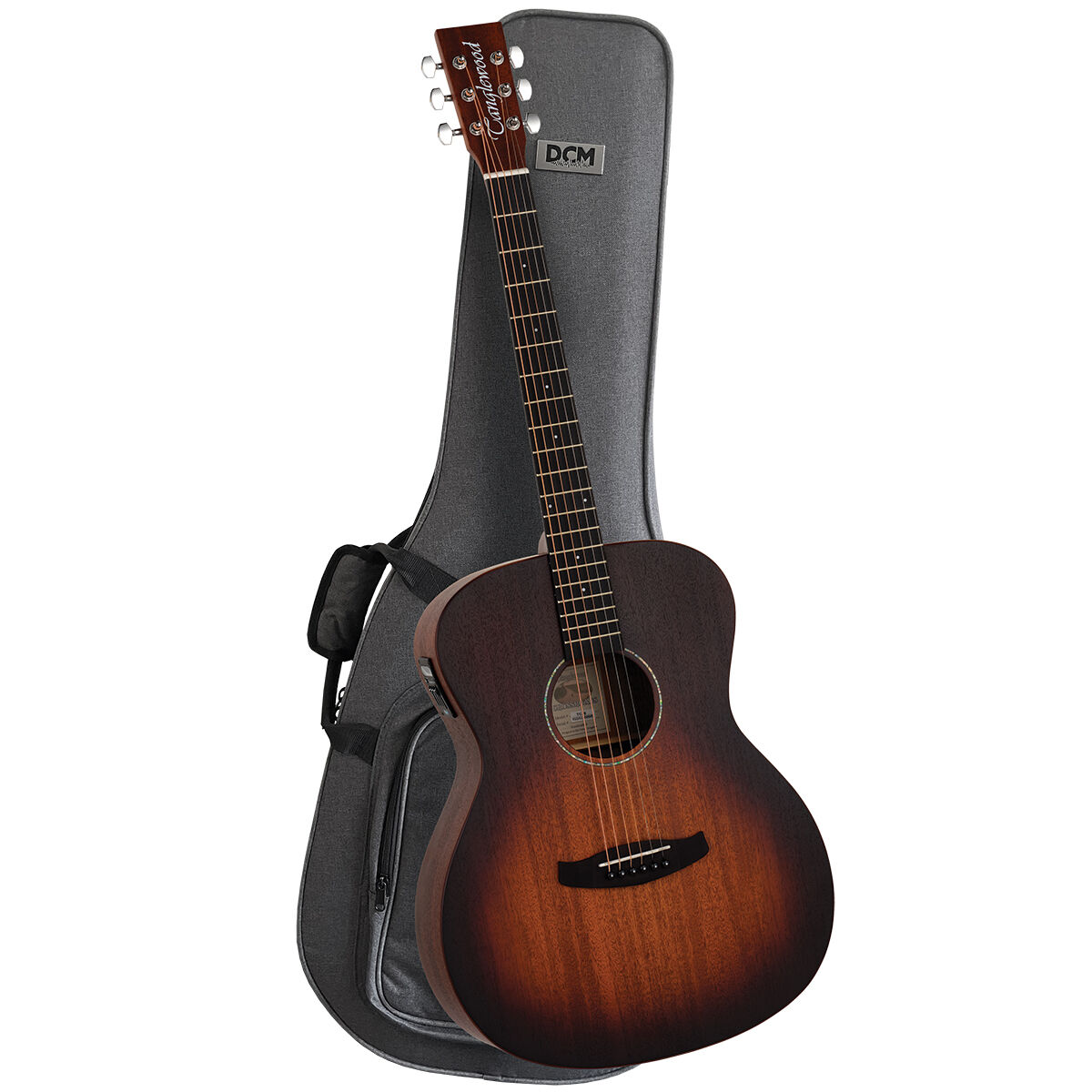 Tanglewood Crossroads Series Orchestra Acoustic Electric Guitar with Case