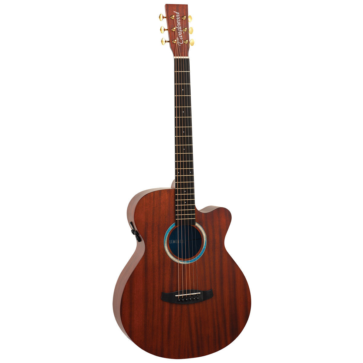 Tanglewood Elemental Superfolk Acoustic Electric Guitar (Solid Mahogany)