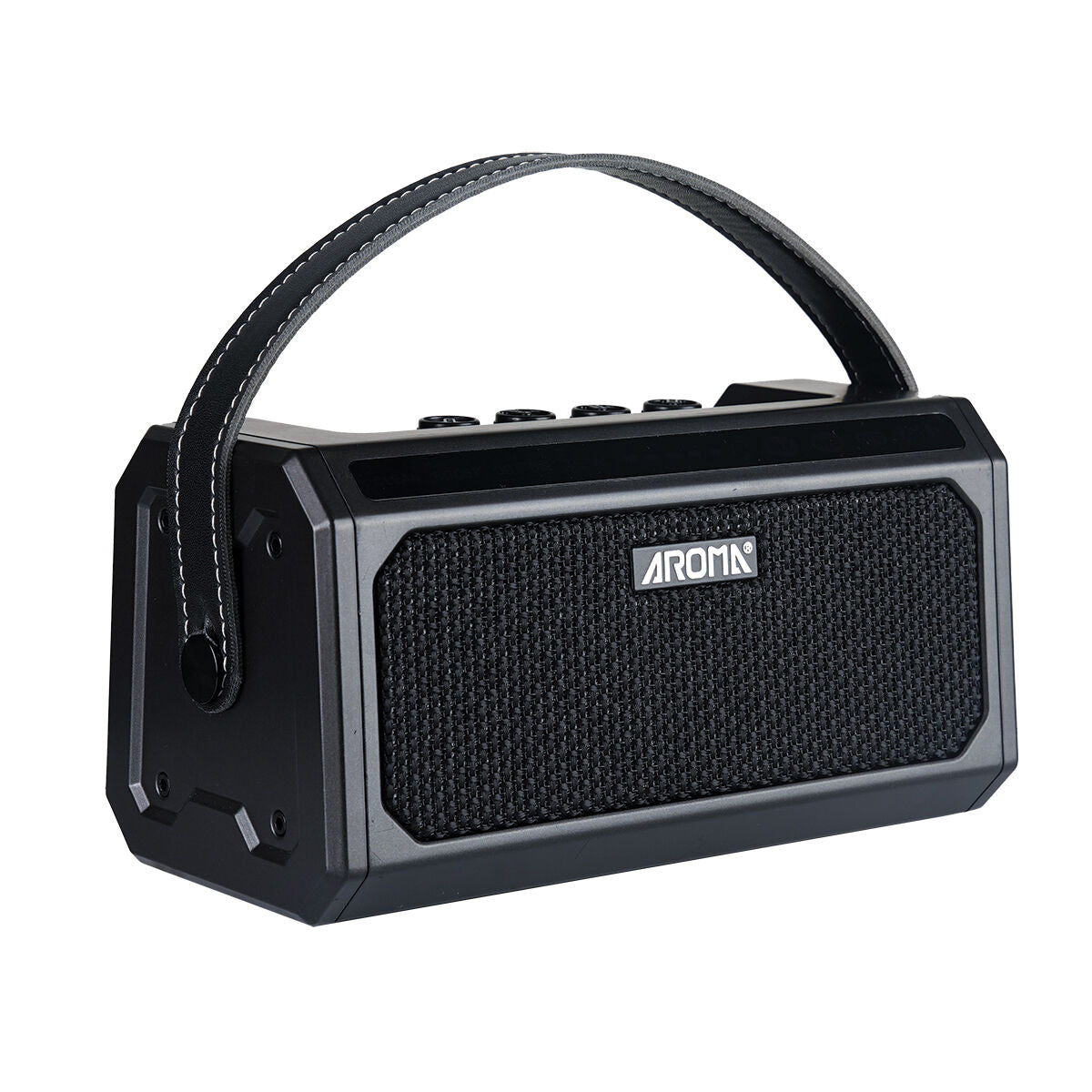 Aroma 10-Watt Battery Powered Electric Guitar Amplifier with Drum Machine