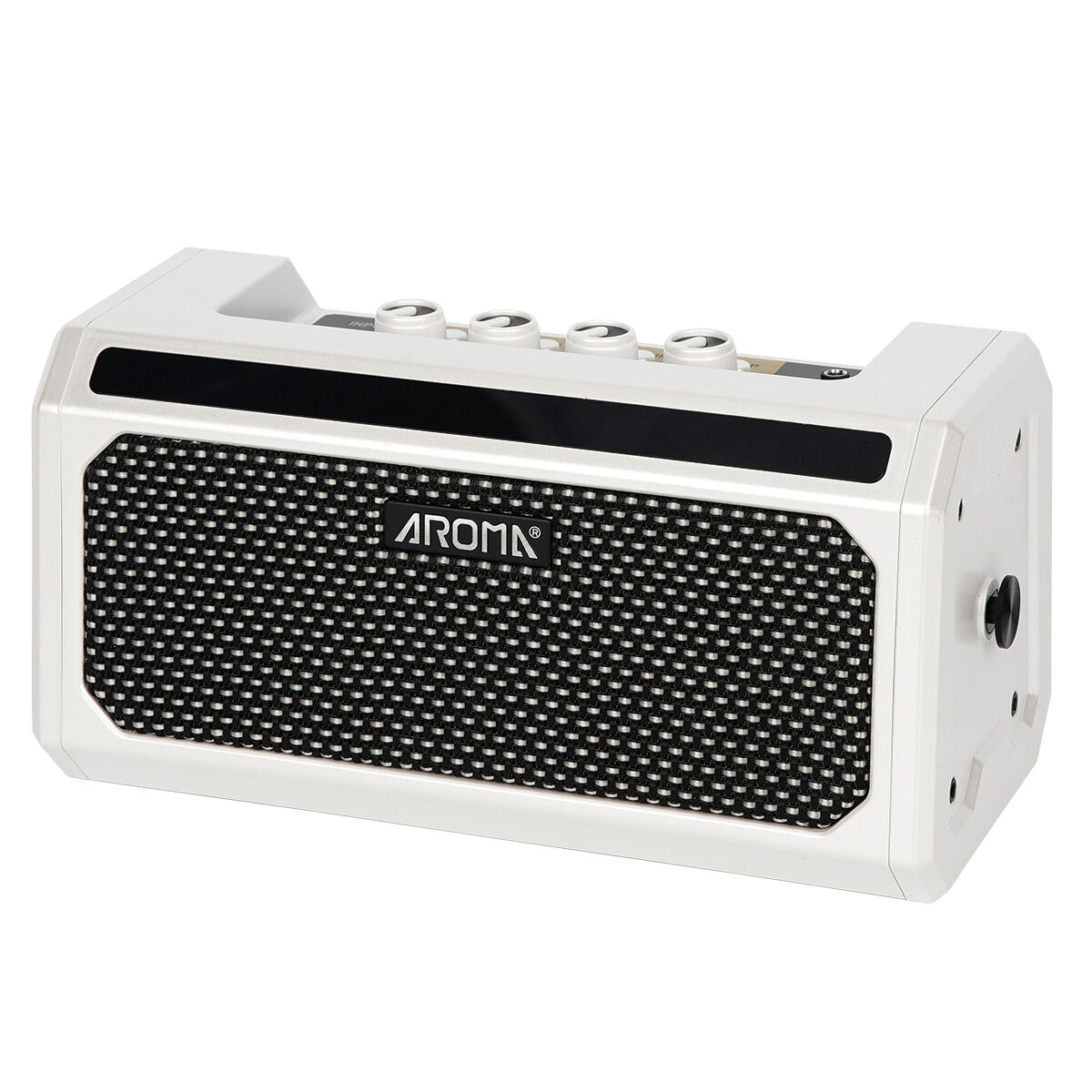 Aroma 10-Watt Battery Powered Acoustic Guitar Amplifier with Drum Machine