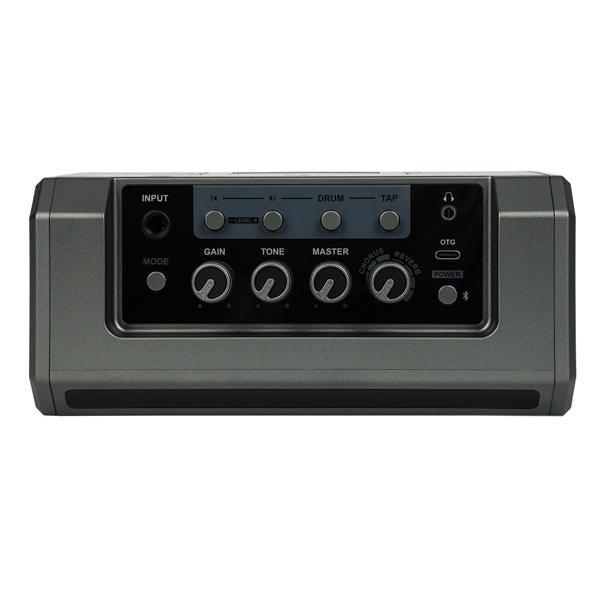 Aroma 10-Watt Battery Powered Bass Guitar Amplifier with Drum Machine