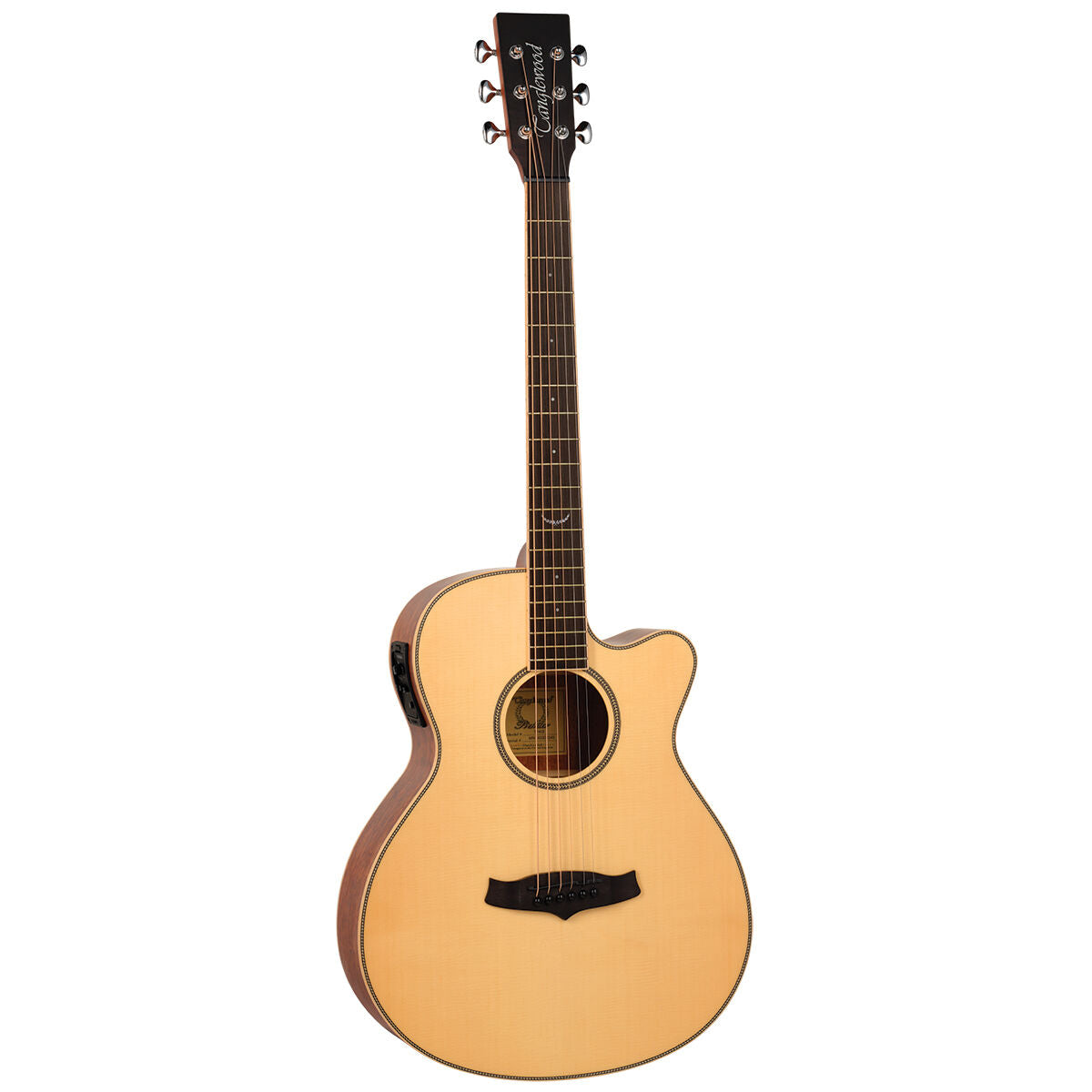 Tanglewood Premier Superfolk Acoustic Electric Guitar with Case (Solid Spruce)