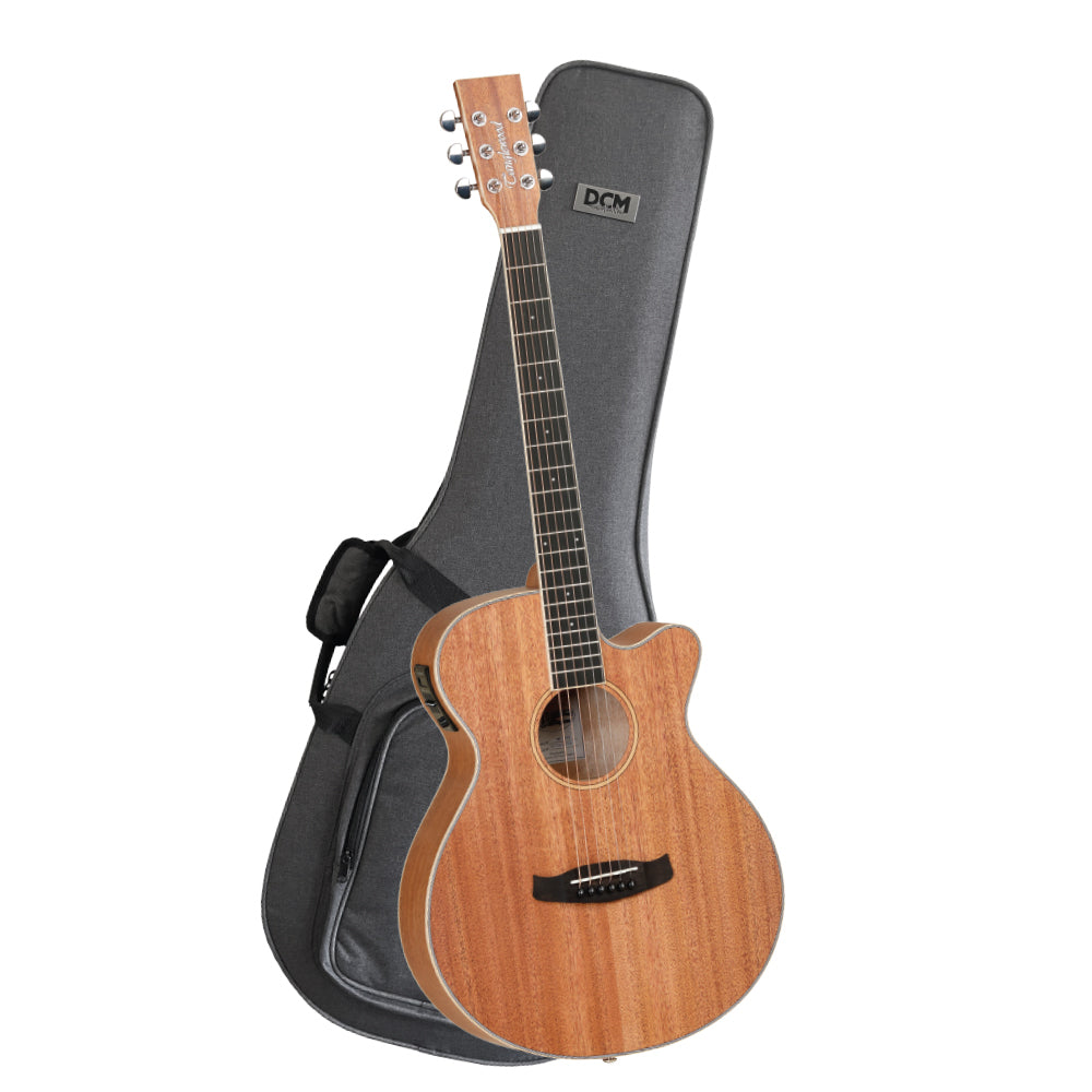 Tanglewood Union Series Super Folk Acoustic Electric Guitar with Case