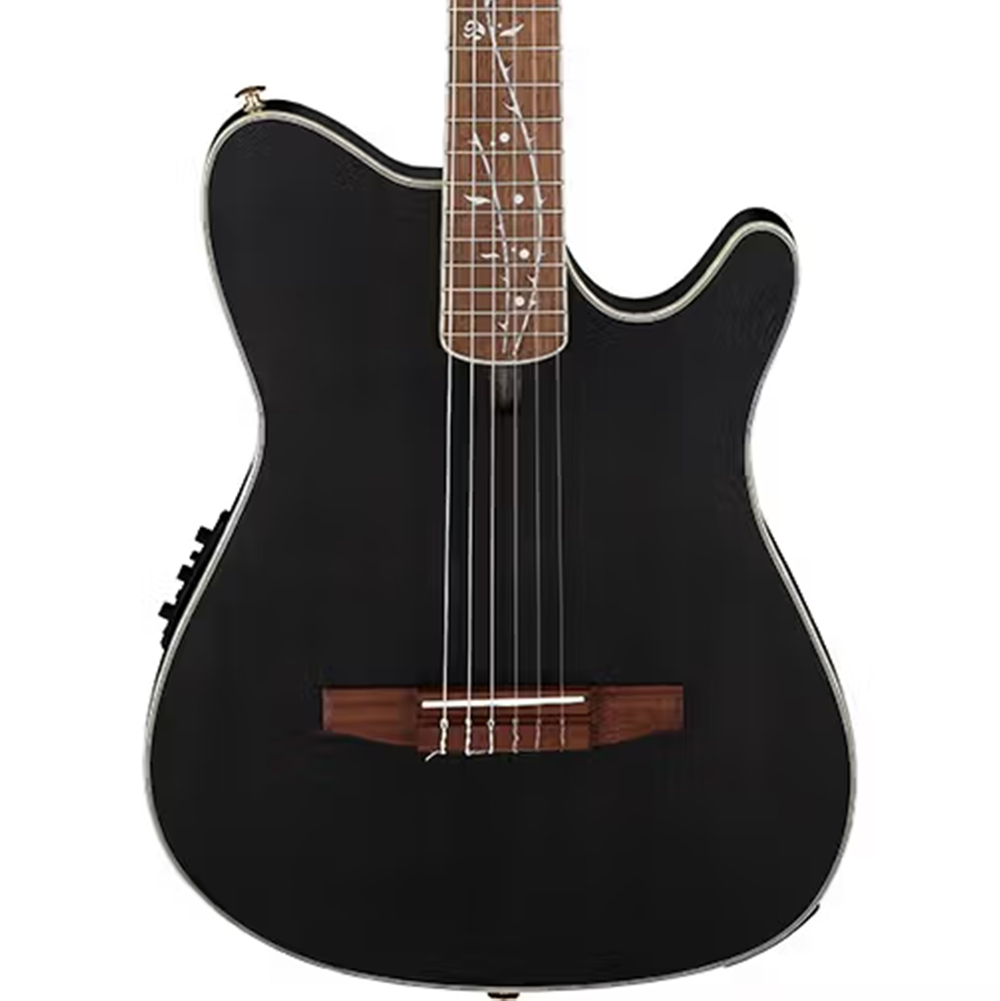 Ibanez TOD10N Tim Henson Signature Acoustic Electric Guitar (Trans Black Flat)