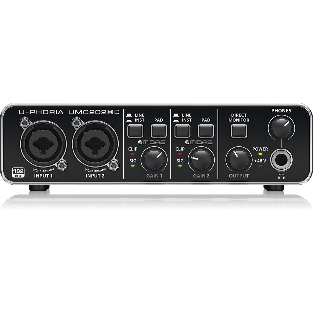 Behringer U-Phoria UMC202HD USB Audio Interface