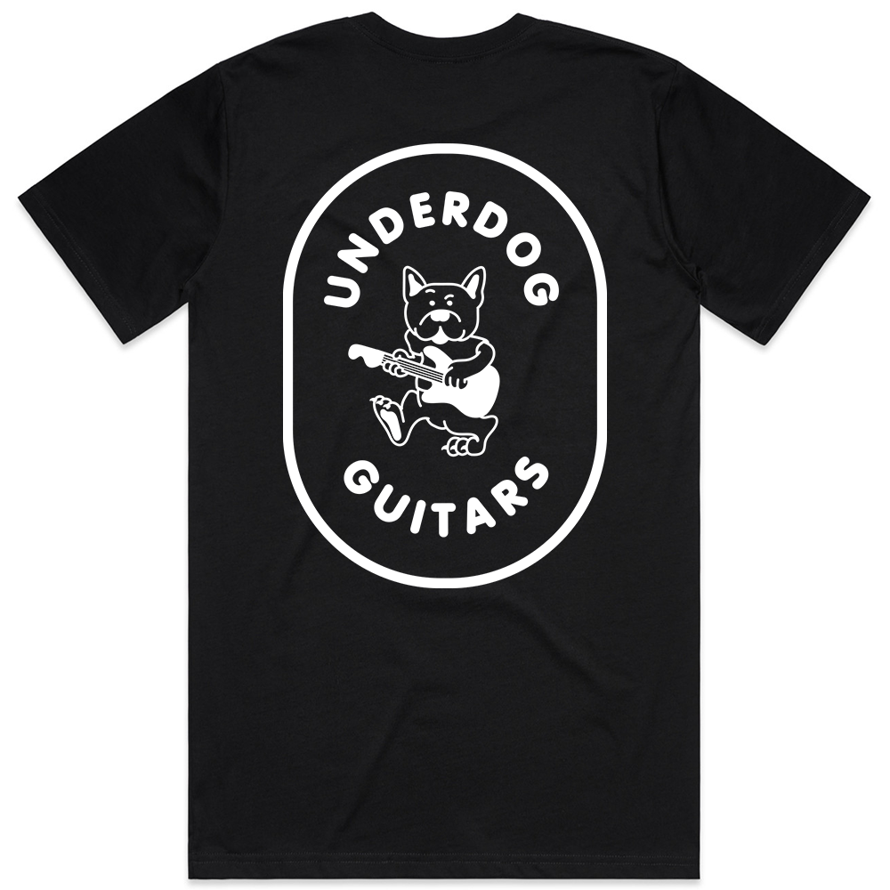 Underdog Guitars Black T-Shirt (XL)