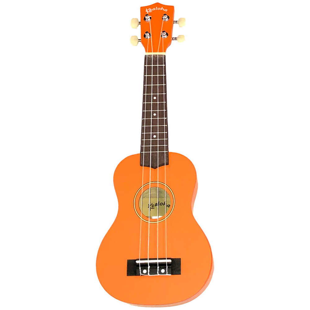 Kealoha Soprano Ukulele with Bag (Orange)