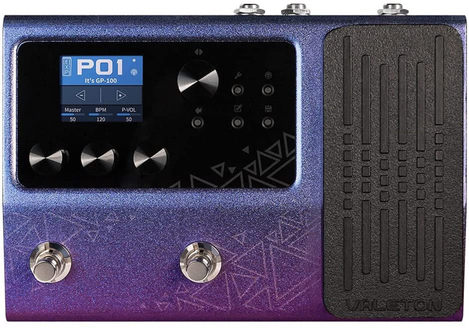 Valeton GP-100VT Guitar Multi-FX Processor Pedal Violet
