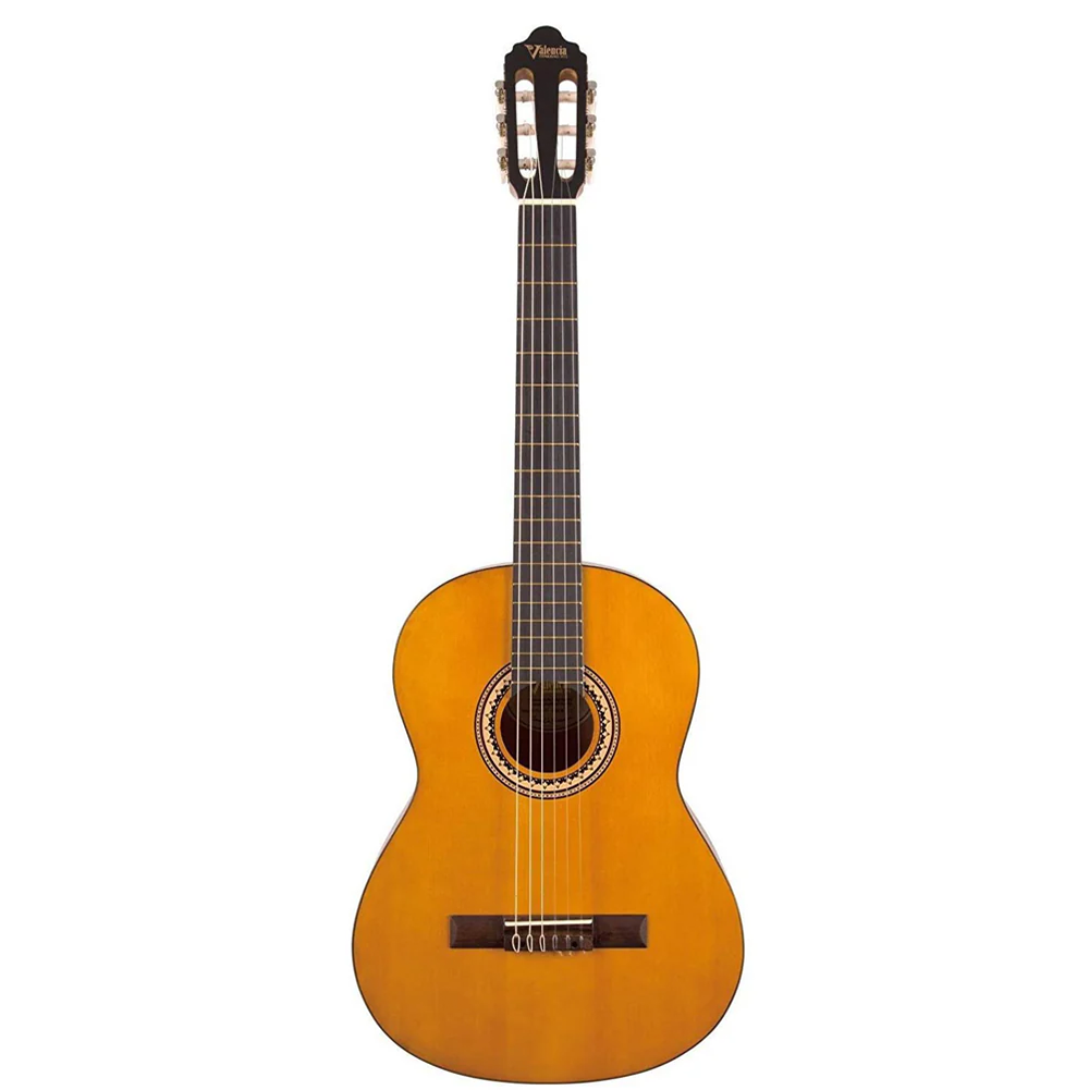 Valencia 200 Series 3/4 Size Nylon String Classical Guitar (Antique Natural)