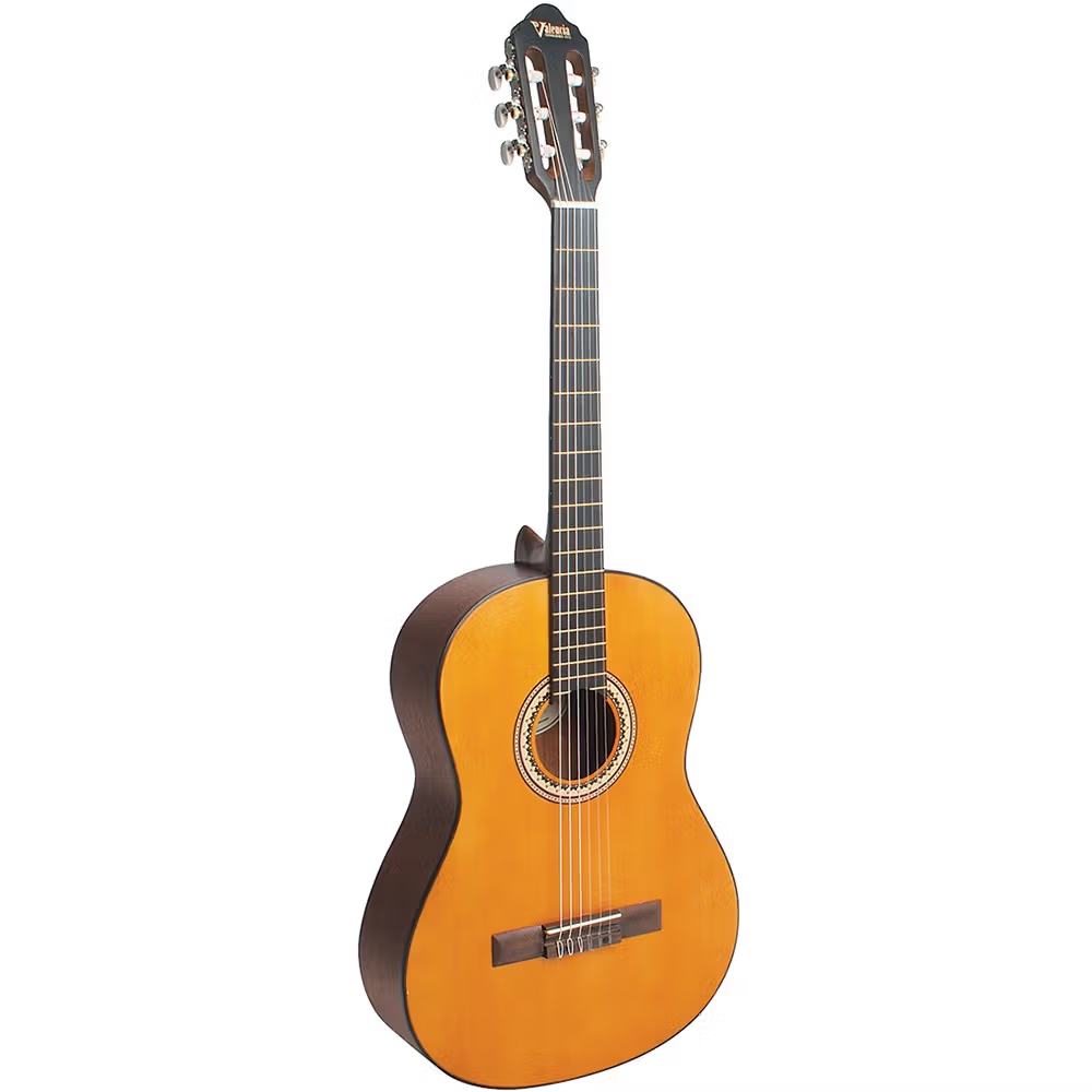Valencia 200 Series 1/2 Size Nylon String Classical Guitar (Antique Natural)