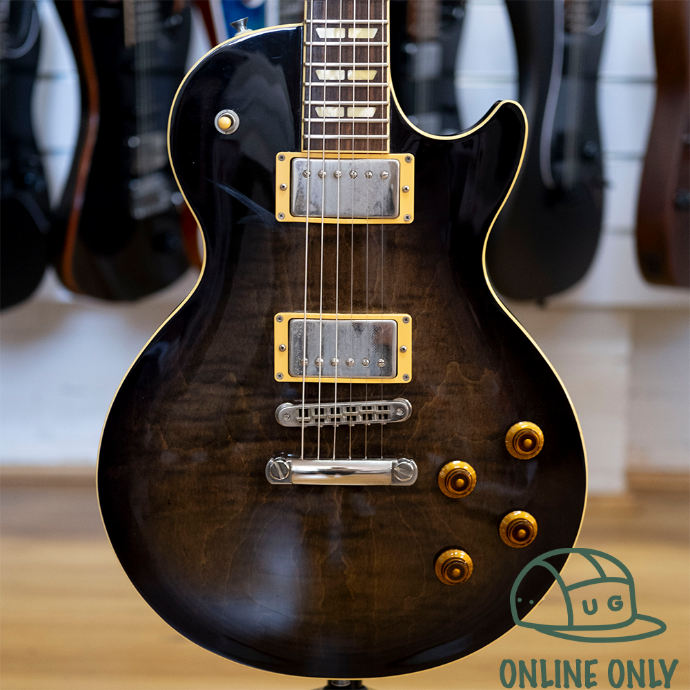 History ZLS-90 CFS 'LP' Style Electric Guitar (Translucent Black Sunburst) (Pre-Owned, 2006 MIJ)