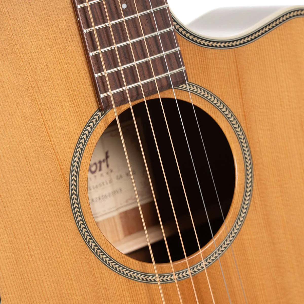 Cort Essence GA4 Acoustic Electric Guitar (Torrefied Solid Sitka Spruce)