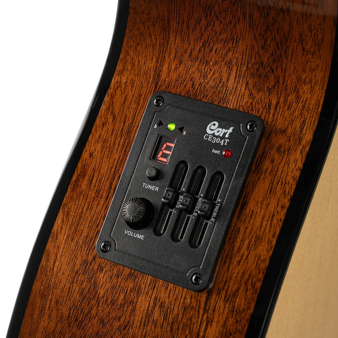 Cort Luce Series OM Acoustic Electric Guitar (Solid Spruce)