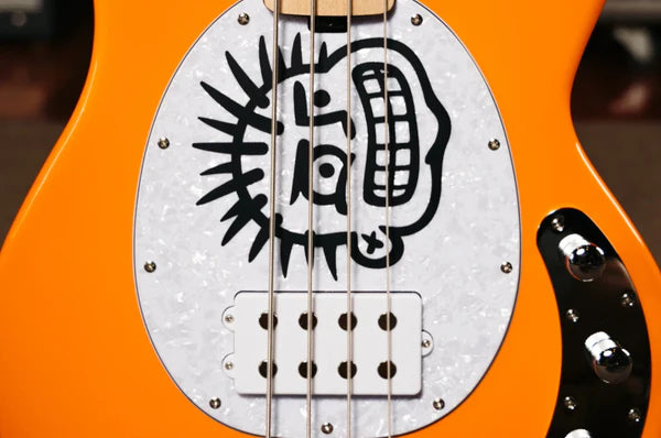 Sterling by Musicman Mike Herrera Stingray Bass Guitar (Orange Creamsicle)