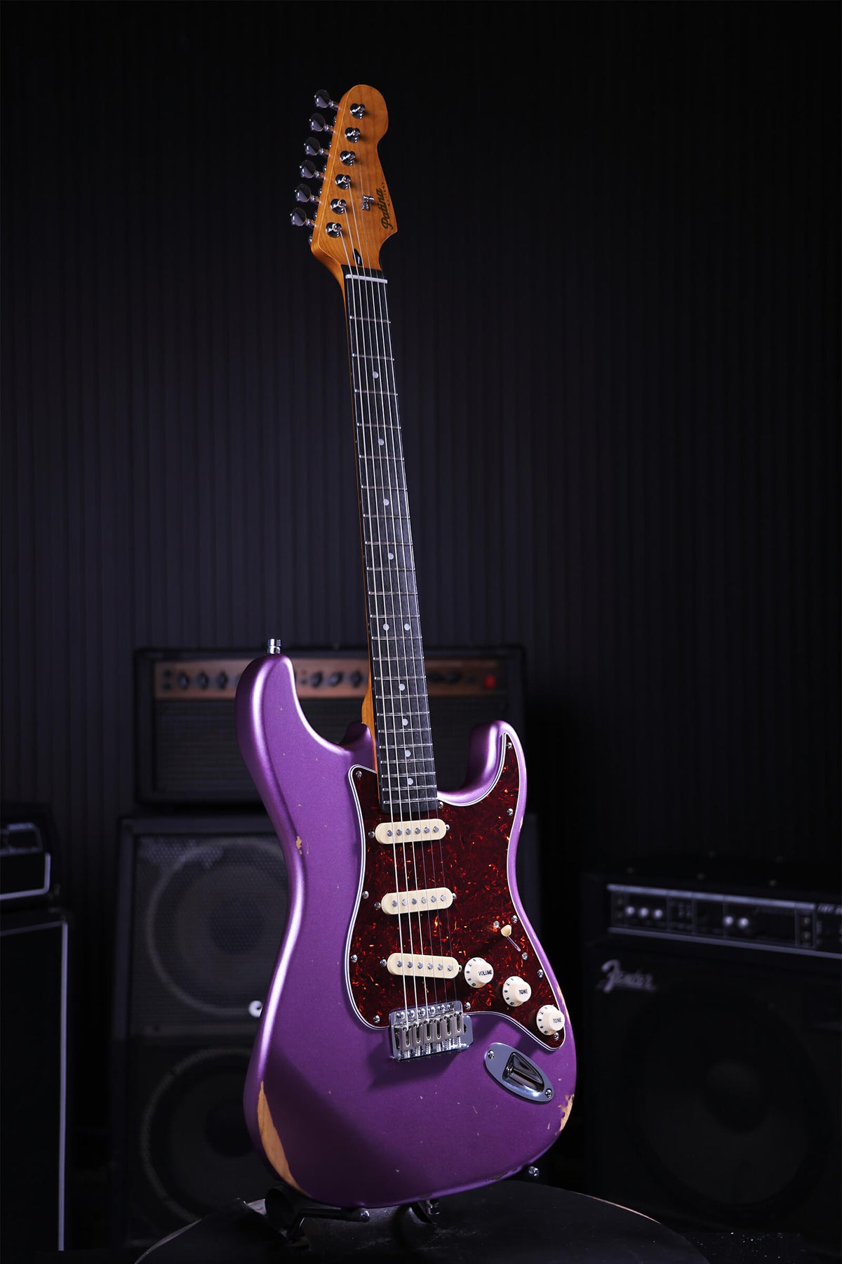 Patina PS-6 Relic Electric Guitar (Purple)
