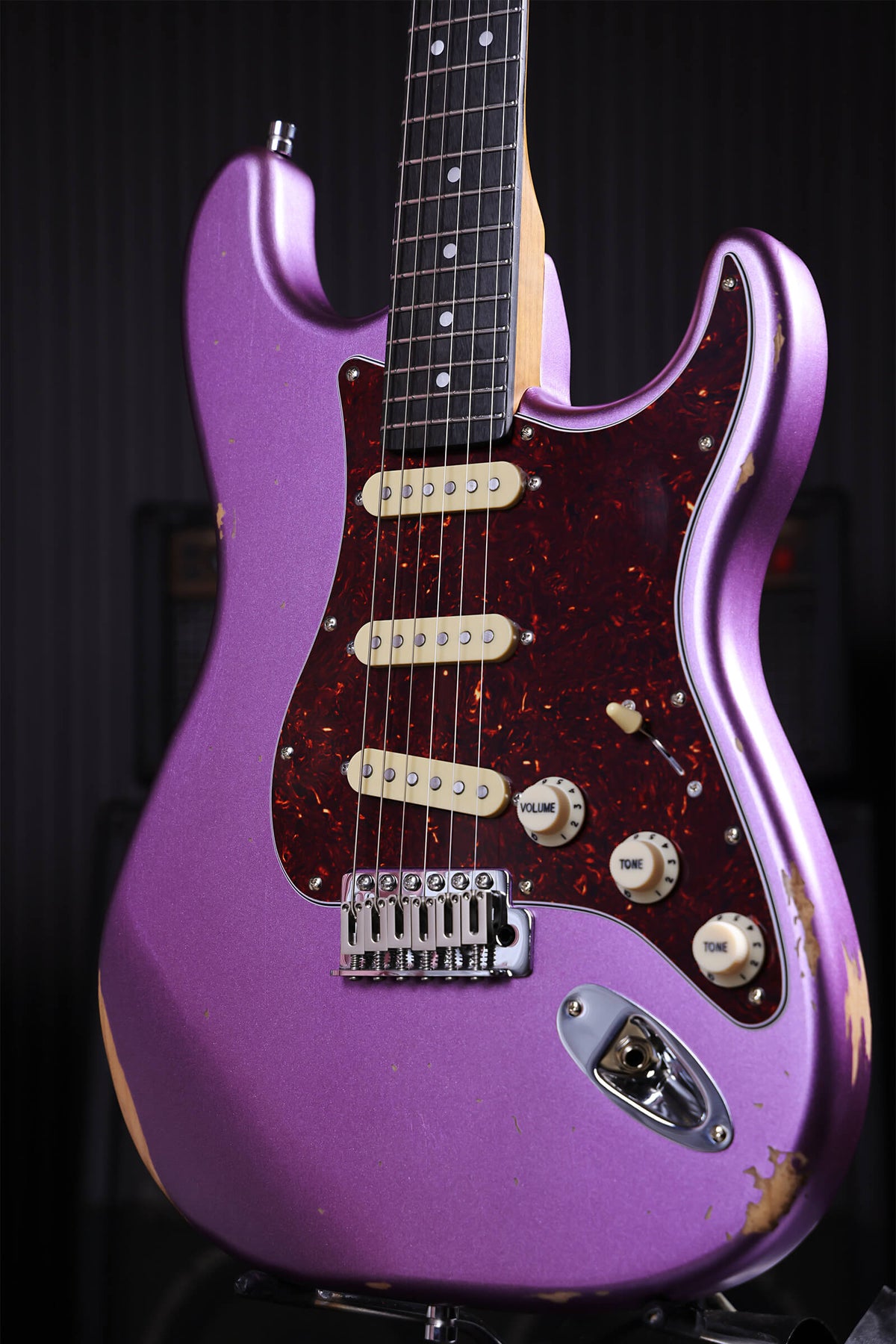Patina PS-6 Relic Electric Guitar (Purple)