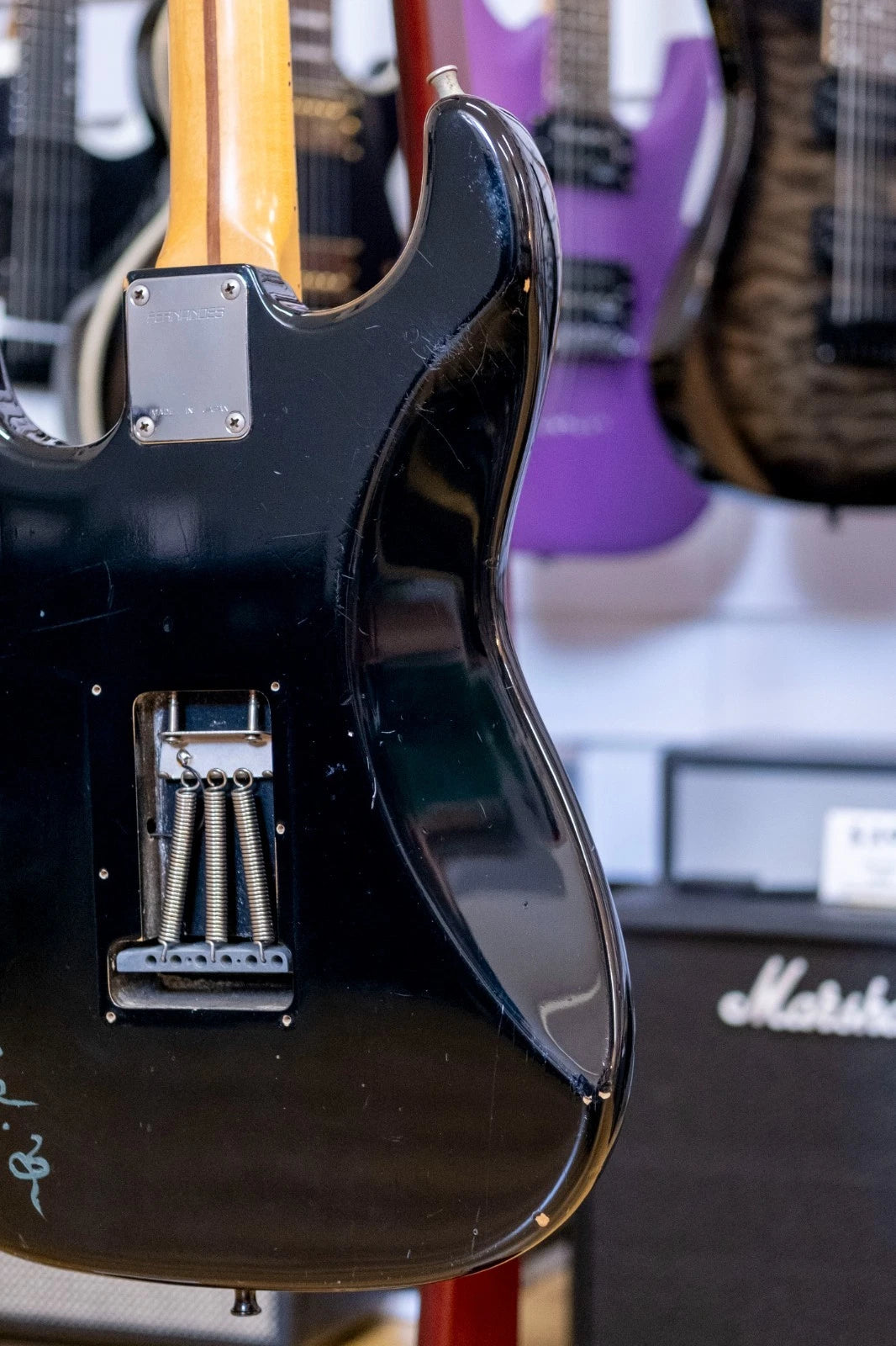 Fernandes LE-1Z Electric Guitar (Black) (Pre-Owned, MIJ)