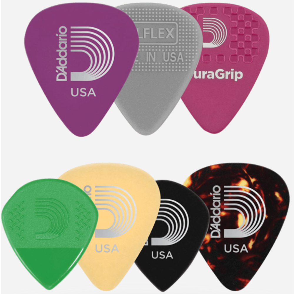 D'Addario Guitar Pick Variety Pack (Heavy, 7 Pack)