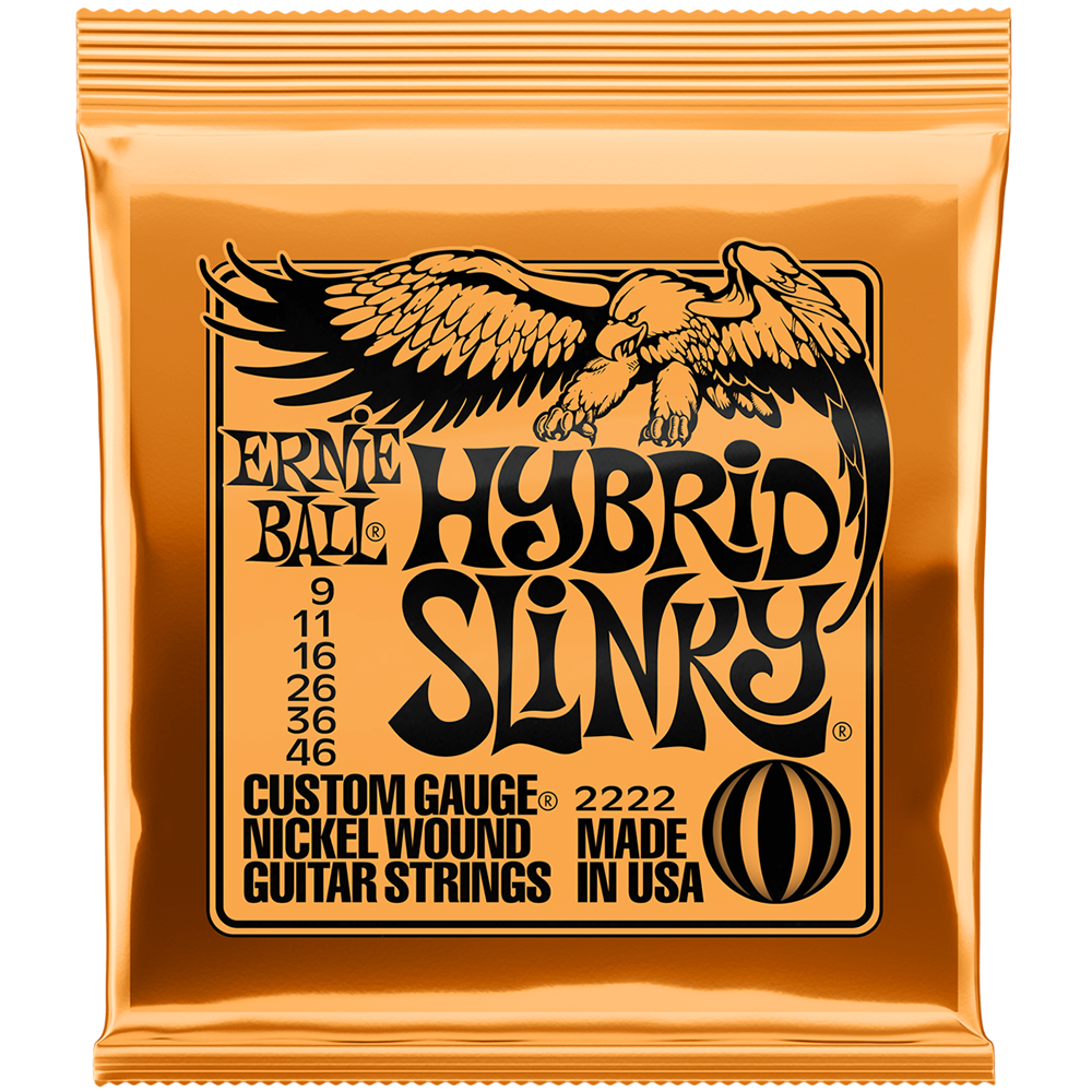 Ernie Ball Hybrid Slinky 6-String Electric Guitar Strings (9/46)