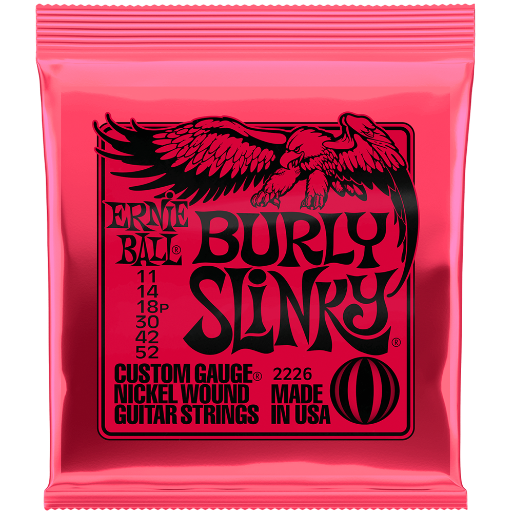 Ernie Ball Burly Slinky 6-String Electric Guitar Strings (11/52)