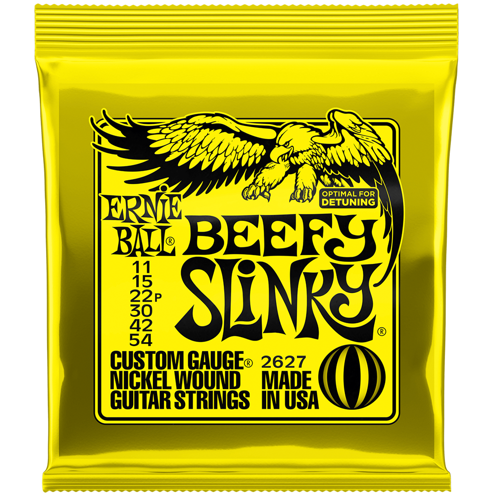 Ernie Ball Beefy Slinky 6-String Electric Guitar Strings (11/54)