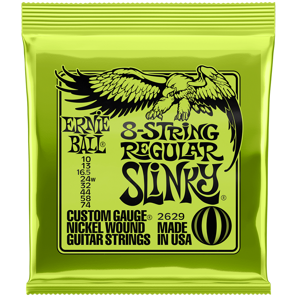 Ernie Ball Regular Slinky 8-String Electric Guitar Strings (10/74)