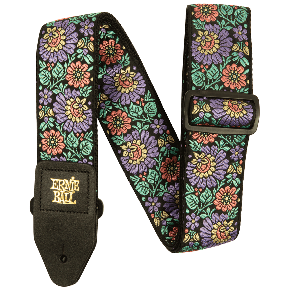 Ernie Ball Evening Bloom Jacquard Guitar Strap